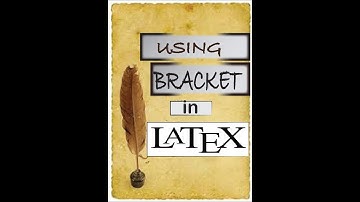 How to use bracket in Latex in Bangla