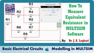 How To Measure Equivalent Resistance in MULTISIM ? | Dr. J. A. Laghari How To Measure Equivalent Resistance in MULTISIM ? | Dr. J. A. Laghari