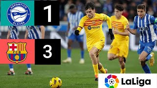 DEPORTIVO ALAVÉS 1 - 3 FC BARCELONA | HIGHLIGHTS LALIGA EA SPORTS