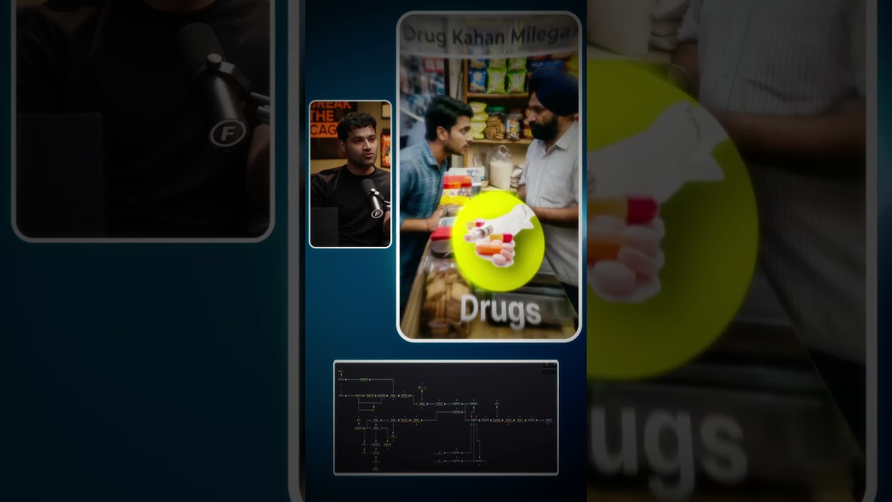 Timeline Revel of Dark Reality of DRUG in India #reeleditor #davinciresolve #editingsensi #VideoEdit