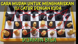 TRIK CATUR |cara menghabiskan isi catur menggunakan kuda| screenshot 3