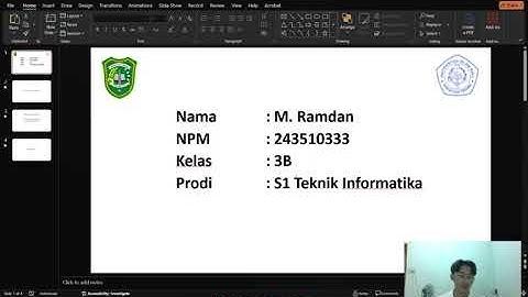 Tugas Video Struktur Data Implementasi Fungsi Rekursif - Faktorial | Muhammad Ramdan - 243510333