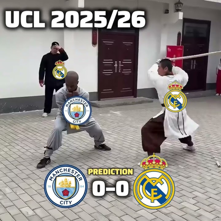 Manchester City vs Real Madrid UCL prediction #championsleague #realmadrid