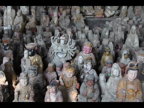 Даосские и буддийские боги на пенсии. Сямэнь, храм Южная Путошань. Mount Putuo island, China