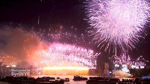 Sydney begrüßt 2016 mit Feuerwerks-Spektakel