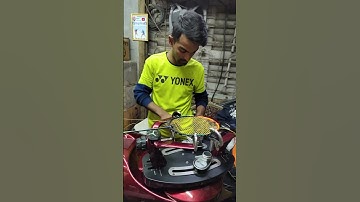 Li-Ning G-Force 3700 Superlite 🏸 BG 65 Yellow Stringing 24lbs | Kolkata Badminton Shop #badminton