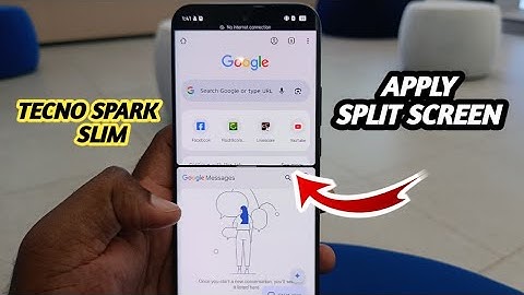 How To Apply Split screen Tecno Spark Slim 