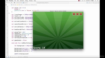 Hacking with Swift 2 - Games and Technique projects : Swifty Ninja intro