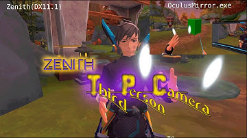 3rd Person Camera, Setting up the Streamer Camera in Zenith MMO VR