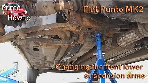 How to Change Fiat Punto Mk2 lower front suspension Arms