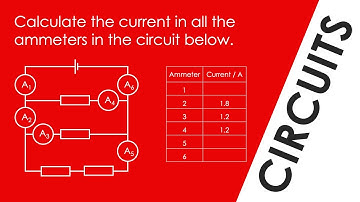 Calculating Current in Ammeters - WORKED EXAMPLE - GCSE Physics