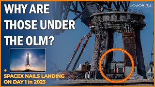 New Testing Rig for OLM at Starbase l SpaceX Kicks off 2023 in Style | Starship News l SpaceXly
