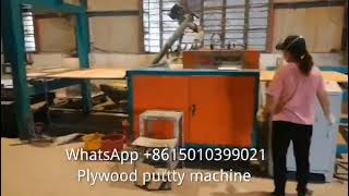 high efficiency automatic Plywood putty machine 3-30mm thickness plywood machine-Shengyang Machinery