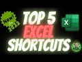 Top 5 Excel Shortcuts for Beginners (NEW for 2022!)