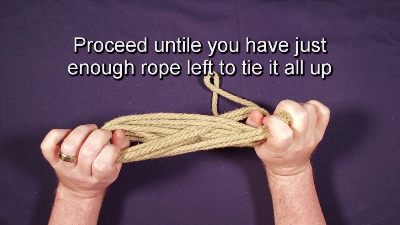 Hogtied Bind Tie Hemp Bondage Rope