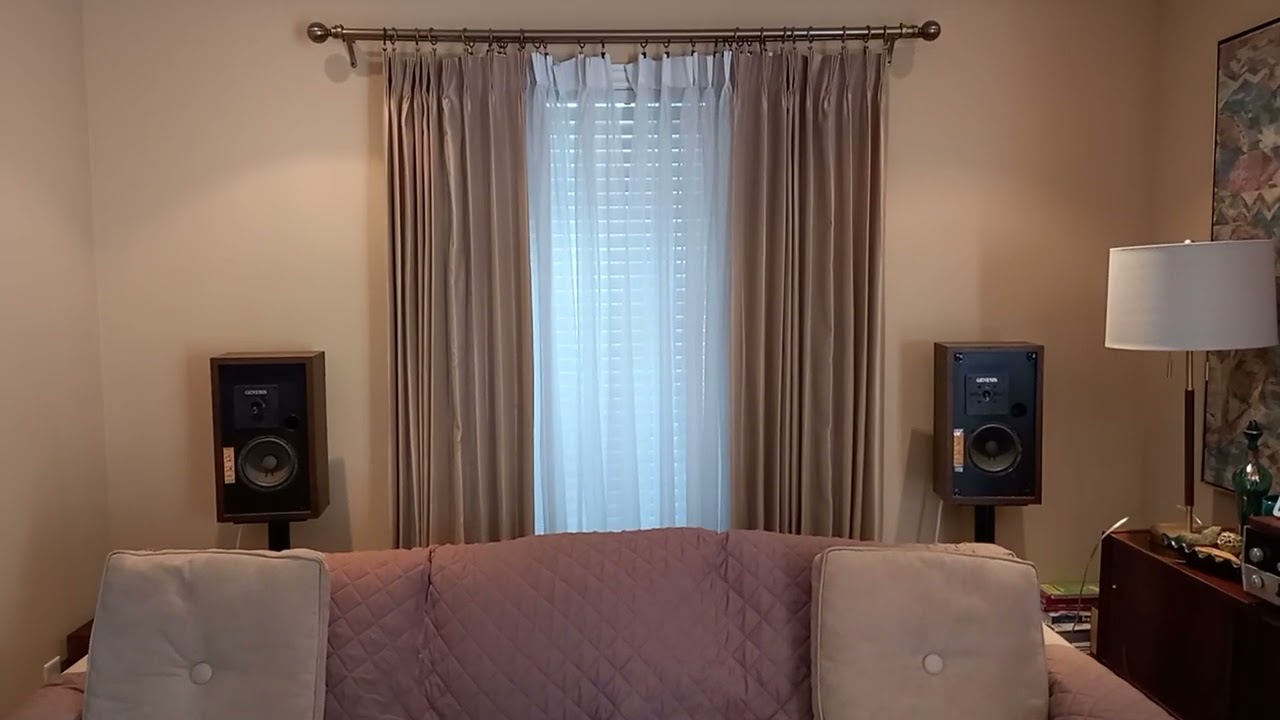 Genesis physics G1 speakers + McIntosh MA5100 + Amazon music on Echo