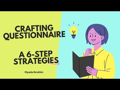 Mastering Research Series 6 : Crafting Questionnaires - YouTube