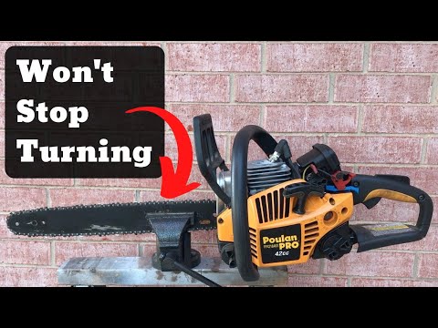 Chainsaw Doesn’t Stop At Idle | How to Replace a Chainsaw Clutch