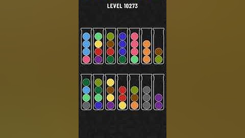 Ball Sort Puzzle Level 10273 / Water Sort Puzzle Level 10273  / all the same