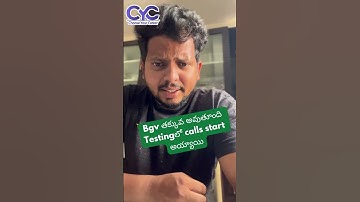 Bgv తక్కువ అవుతూంది Testingలో calls start అయ్యాయి | CYC | Vanya Raj Guidance Call:+91-8688253795