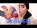 Best Dupes For Highend Palettes!!! | ABH, Huda Beauty &amp; More