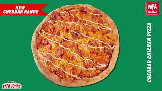 Introducing New Cheddar Chicken Pizza And New Cheddar Cheesesticks Papa Johns Pizza Qatar