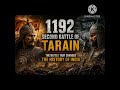 Second battle of tarain| Prithviraj Chauhan ⚔️⚔️ Ghori|#history