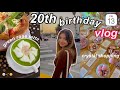 MY 2OTH BIRTHDAY VLOG! coffee, crystal shopping, day trip + what i got!!