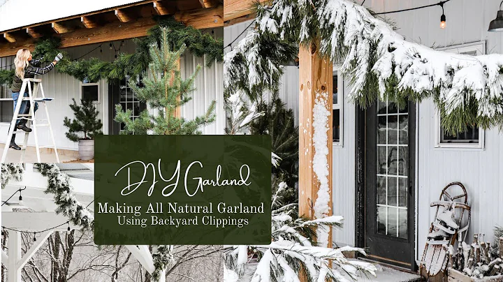 Making All Natural Garland