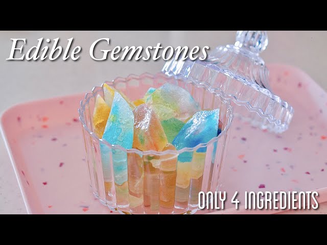 Edible Crystals  Easy Homemade Kohakutou Clusters Recipe