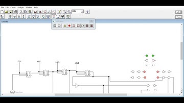 tutorial rangkaian traffic light menggunakan aplikasi EWB