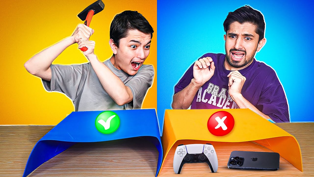 لا تكسر الصندوق الغلط❌ !! انكسر الجوال واليدة😥🔥