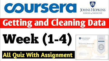 Getting and Cleaning Data Coursera Answers with Assignments