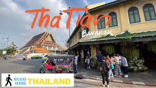 Bangkok / walking around / The old town Tha Tien near Wat Pho .with ( cc) subtitles