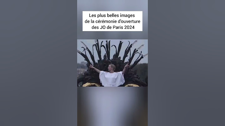 Les belles images de la cérémonie d'ouverture des jeux olympiques de Paris 2024.     #joparis2024