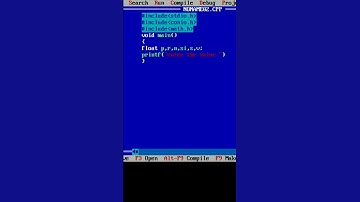 Compound interest program in c language // program use float // code. #tech #tech #computer #india