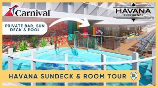 Carnival Havana Room Tour + Full Havana Deck Walkthrough | Carnival Excel Class