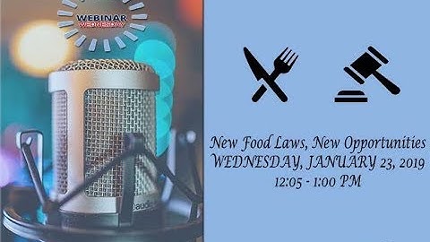 New Food Laws, New Opportunites