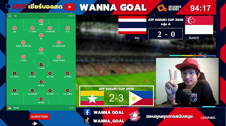 Live ดูบอลสด : เชียร์สด AFF SUZUKI CUP 2020  ทีมชาติ ไทย vs ทีมชาติ สิงคโปร์ 18/12/2564