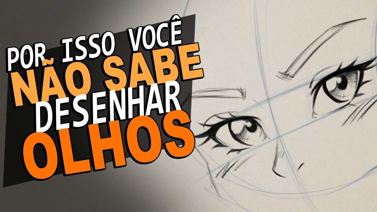 COMO DESENHAR OLHO DE ANIME DE UMA VEZ POR TODAS!!! DUVIDO VOCE NÃO LE