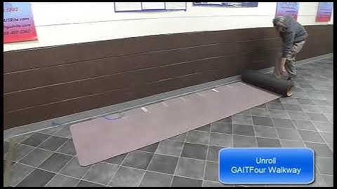 GAITFour Walkway set up