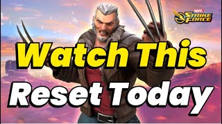 WATCH BEFORE MSF RESET TODAY! BLITZ MATH WRONG!? LOGAN LEGENDARY THIS WEEK! | MARVEL Strike Force