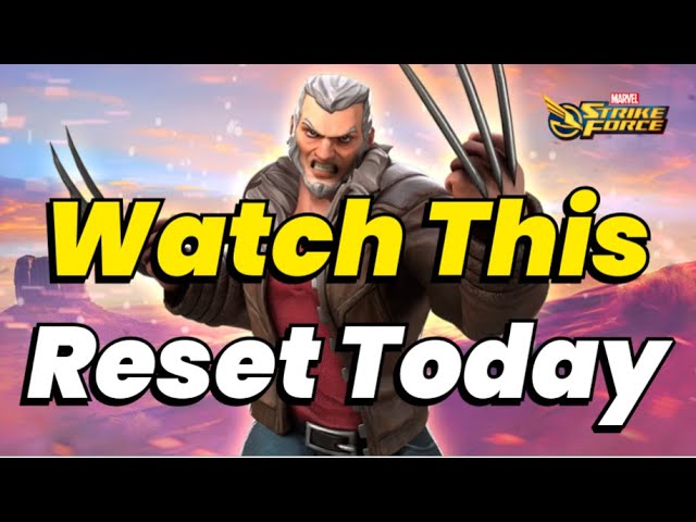 WATCH BEFORE MSF RESET TODAY! BLITZ MATH WRONG!? LOGAN LEGENDARY THIS WEEK! | MARVEL Strike Force class=