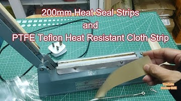 How to replace New Heat Element and Teflon Cloth Strip, Impulse Heat Sealer Got Power No Heat