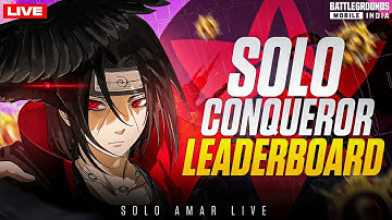 DAY—35 I SOLO CONQUEROR RANK PUSH LIVE WITH TIPS AND TRICKS I BGMI LIVE