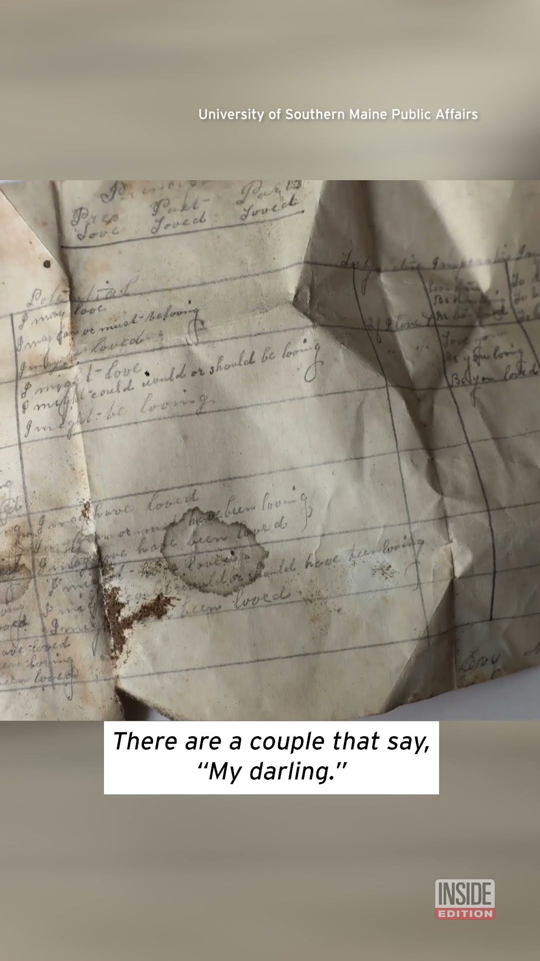 200-Year-Old Love Notes Discovered Under Floorboards #shorts