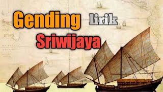 Gending Sriwijaya (Lirik)