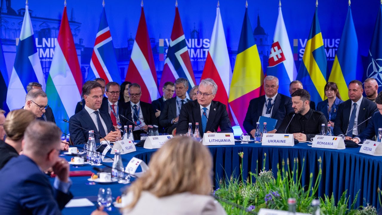 Volodymyr Zelenskyy's participation in the Vilnius Summit of the