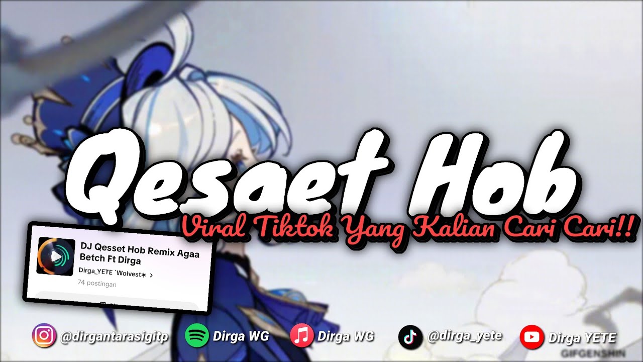 DJ QESSET HOB X MELODY HABIBI ARABIC MENGKANE VIRAL TIKTOK YANG KALIAN CARI CARI!!! 🎧