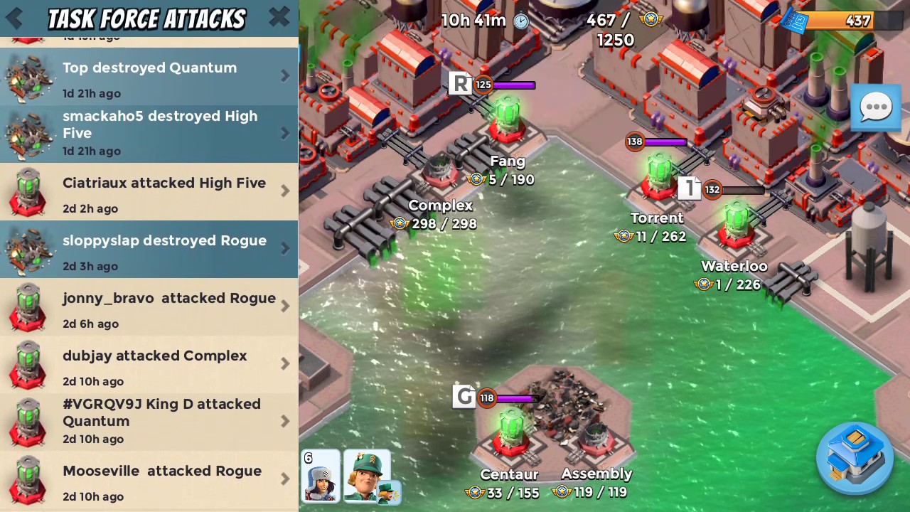 Boom Beach: everspark remote troop unload glitch